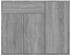 vidaXL Sideboard Holzwerkstoff 88x70cm (815367)