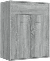 vidaXL Sideboard Grau Sonoma 60x30x75 cm Holzwerkstoff