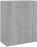 vidaXL Sideboard Grau Sonoma 60x30x75 cm Holzwerkstoff