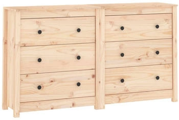 vidaXL Sideboard Massivholz Kiefer 140x80cm (3114079)