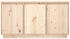 vidaXL Sideboard Massivholz Kiefer 111x60cm (813809)