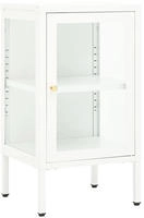 vidaXL Sideboard 38x35x70 cm Metall und Glas