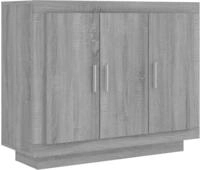 vidaXL Sideboard Grau Sonoma 92x35x75 cm Holzwerkstoff