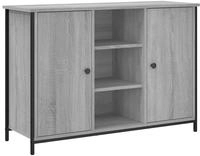 Sideboard Grau Sonoma 100x35x70 Cm Holzwerkstoff - Vidaxl