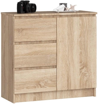 Akord Furniture Factory Jerry 80x77cm sonoma-eiche/sonoma-eiche