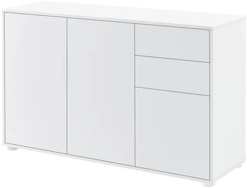 en.casa Paarl 117x74cm hochglanz-weiß