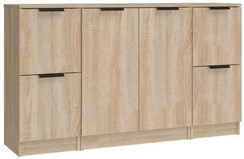 vidaXL Sideboards 3 Stk. Holzwerkstoff 30x70cm (3115846)