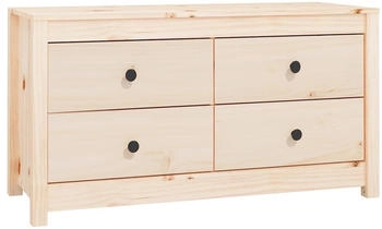 vidaXL Beistellschrank Massivholz Kiefer 100x54cm (821774)