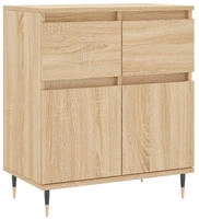 vidaXL Sideboard Sonoma-Eiche 60x35x70 cm Holzwerkstoff