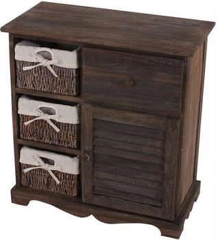 Mendler Schrank mit 3 Körben 60x63cm (30349)
