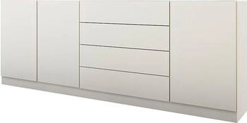 Borchardt-Möbel Vaasa 190x79cm weiß matt