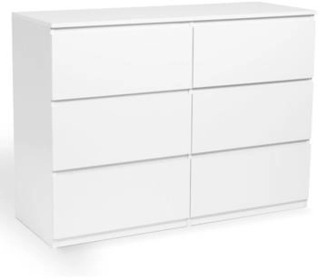 IDMarket Tomi 6 drawers white