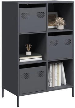 vidaXL Highboard anthrazit 68 x 39 x 103,5 cm Stahl (851408)