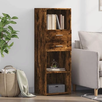 vidaXL Highboard Räuchereiche 40 x 42,5 x 124 cm Holzwerkstoff (846163)