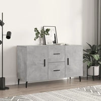 vidaXL Sideboard Betongrau 100x36x60 cm Holzwerkstoff
