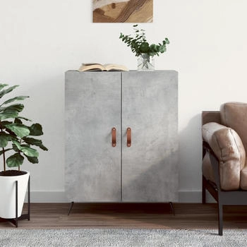 vidaXL Sideboard betongrau 69,5 x 34 x 90 cm Holzwerkstoff (827696)