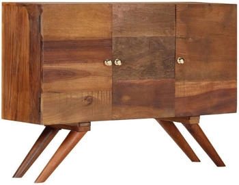 vidaXL Sideboard braun Altholz massiv 110 x 30 x 75 cm (246674)