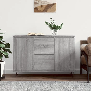 vidaXL Sideboard grau Sonoma 104 x 35 x 70 cm Holzwerkstoff (827210)