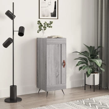 vidaXL Sideboard grau Sonoma 34,5 x 34 x 90 cm Holzwerkstoff (830418)