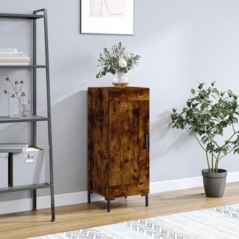 vidaXL Sideboard Räuchereiche 34,5 x 34 x 90 cm Holzwerkstoff (830449)