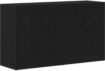 vidaXL Sideboard schwarze Eiche 120 x 36 x 69 cm Holzwerkstoff (3333865)