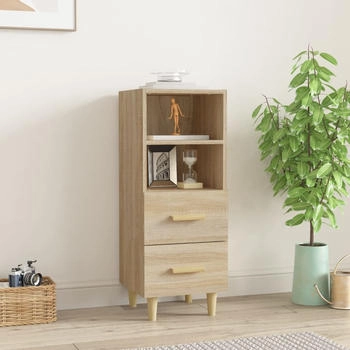 vidaXL Sideboard Sonoma-Eiche 34,5 x 34 x 90 cm Holzwerkstoff (812360)