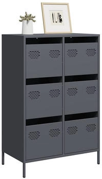 vidaXL Highboard anthrazit 68 x 39 x 101,5 cm Stahl (851222)