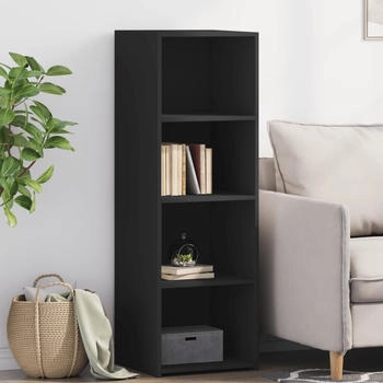 vidaXL Highboard schwarz 40 x 41 x 124 cm Holzwerkstoff (846384)