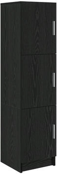 vidaXL Highboard schwarze Eiche 31,5 x 32 x 124 cm Holzwerkstoff (869347)