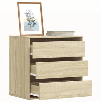 vidaXL Kommode Sonoma-Eiche 60 x 41 x 58 cm Holzwerkstoff (852845)