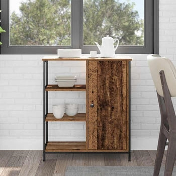 vidaXL Sideboard Altholz 70 x 30 x 80 cm Ingenieurholz (869088)