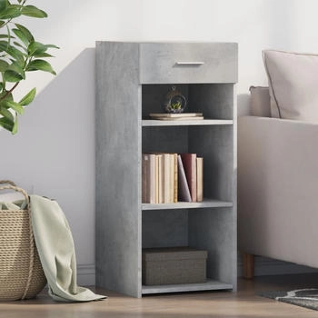 vidaXL Sideboard betongrau 40 x 42,5 x 93 cm Holzwerkstoff (846316)