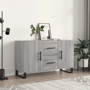 vidaXL Sideboard grau Sonoma 100 x 36 x 60 cm Holzwerkstoff (828202)