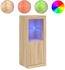 vidaXL Sideboard mit LED-Leuchten Sonoma-Eiche 41 x 37 x 100 cm (836646)