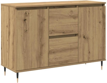 vidaXL Sideboard mit Türen & Schubladen Artisan Eiche 101,5 x 35 x 70 cm (862146)