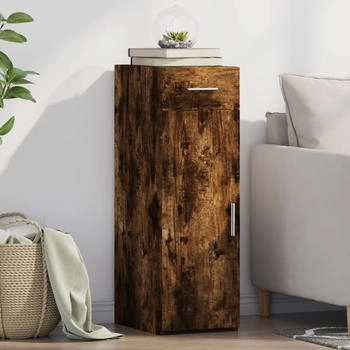 vidaXL Sideboard Räuchereiche 30 x 42,5 x 93 cm Holzwerkstoff (846275)