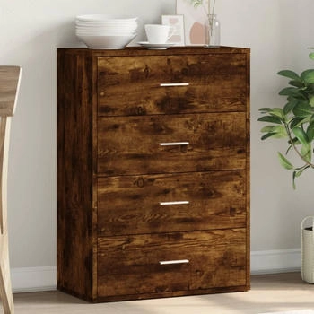 vidaXL Sideboard Räuchereiche 60 x 31 x 84 cm Holzwerkstoff (840503)
