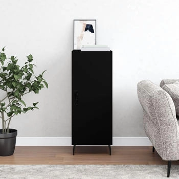vidaXL Sideboard schwarz 34,5 x 34 x 90 cm Holzwerkstoff (828557)