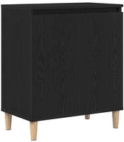 vidaXL Sideboard Schwarz Eichen-Optik 60 x 35 x 70 cm Holzwerkstoff