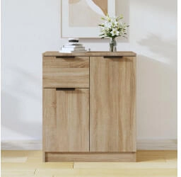 vidaXL Sideboard Sonoma-Eiche 60 x 30 x 70 cm Holzwerkstoff (811109)