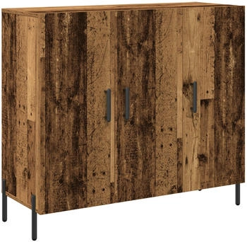 vidaXL Sideboard Vintage-Holz 90 x 34 x 80 cm Holzwerkstoff (869079)