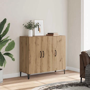 vidaXL Sideboard Artisan-Eiche 90 x 34 x 80 cm Holzwerkstoff (856893)