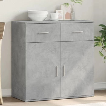 vidaXL Sideboard betongrau 79 x 38 x 80 cm Holzwerkstoff (840523)