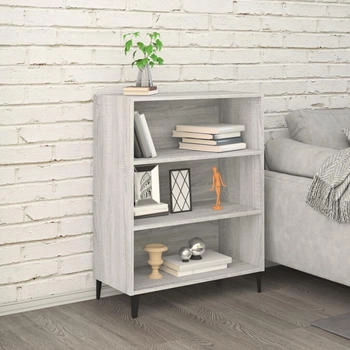 vidaXL Sideboard grau Sonoma 69,5 x 32,5 x 90 cm Holzwerkstoff (817379)