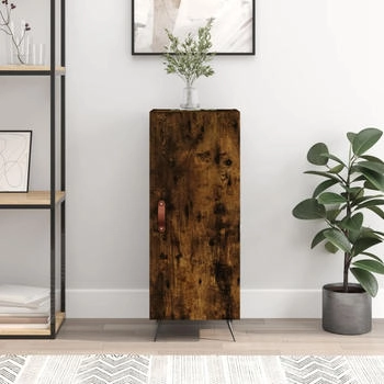 vidaXL Sideboard Räuchereiche 34,5 x 34 x 90 cm Holzwerkstoff (828513)