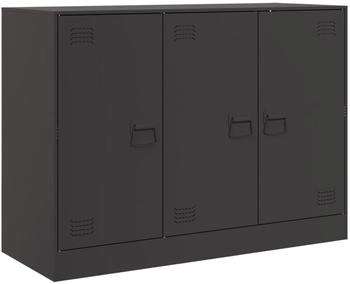 vidaXL Sideboard Schwarz 99x39x73 cm Stahl (841721)