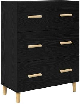 vidaXL Sideboard Schwarze Eiche 34x69.5x90 cm Holzwerkstoff (880636)