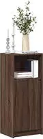 vidaXL LED-Sideboard Braun Eichen-Optik 42,5x34x100 cm Holzwerkstoff
