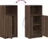 vidaXL LED-Sideboard Braun Eichen-Optik 42,5x34x100 cm Holzwerkstoff (852158)