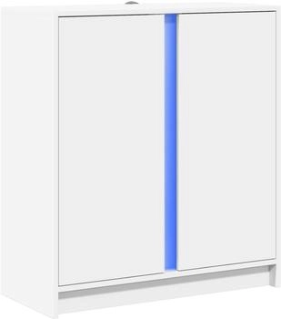 vidaXL LED-Sideboard Weiß 77x34x85 cm Holzwerkstoff (852131)
